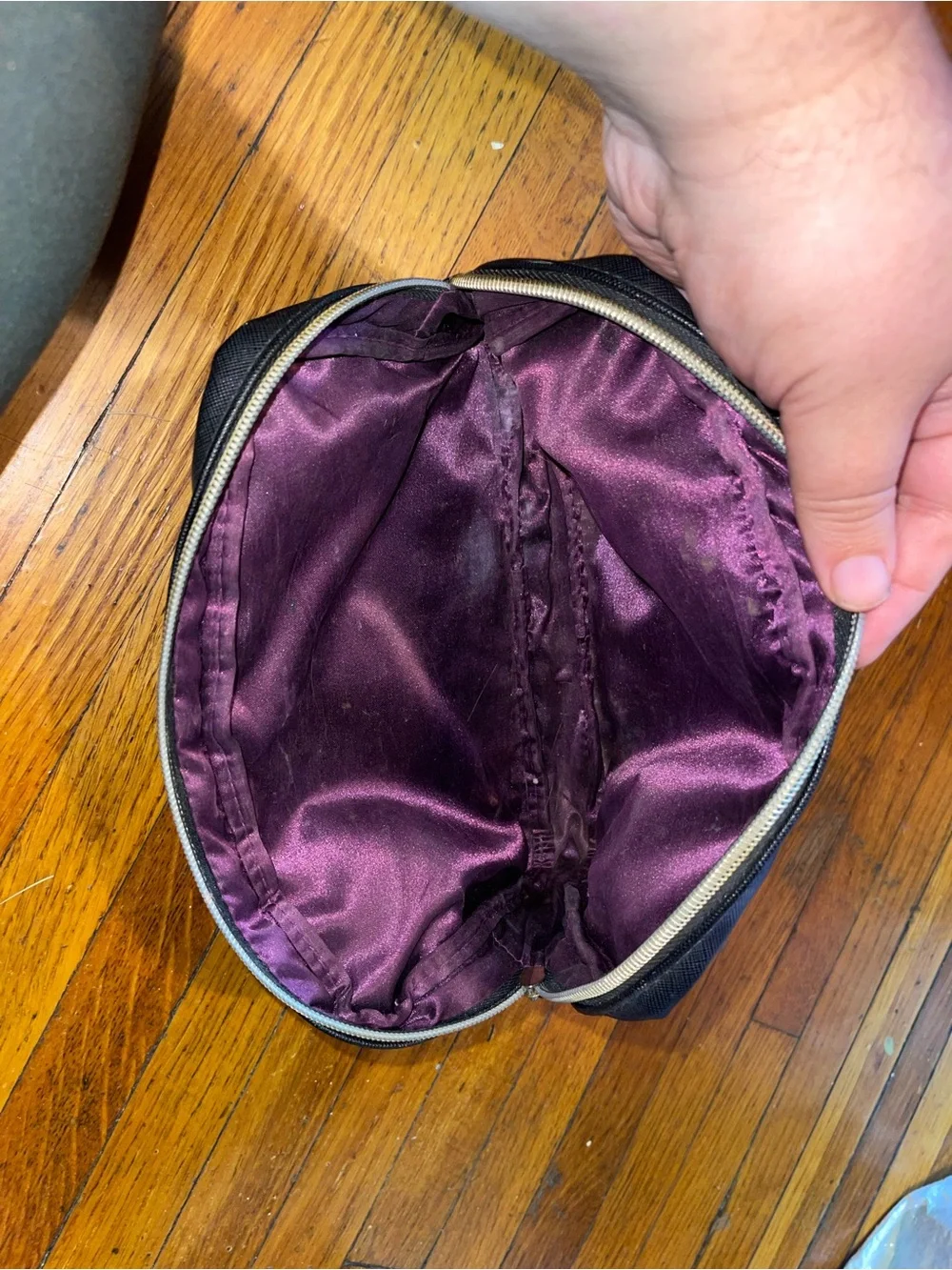 AS IS Tarte Unisex Black Travel Toiletry Bag - 6”x9”